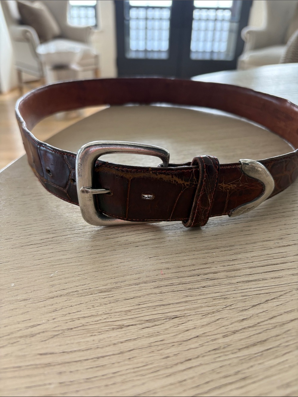 Ralph Lauren Vintage Alligator Belt